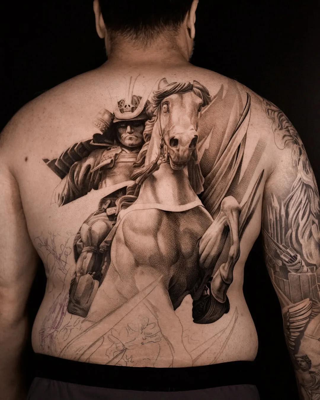 Samurai on horseback
